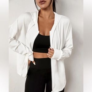 White athletic jacket
